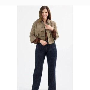 Cabi 4678 Heritage Houndstooth Showroom Jacket Fall 2024 - large